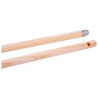 Besenstiel Holz L: 130 Cm Naturfarben Mit Schraubgewinde - Naturfarben, KONVENTIONELL, Holz (130cm) - Ondega