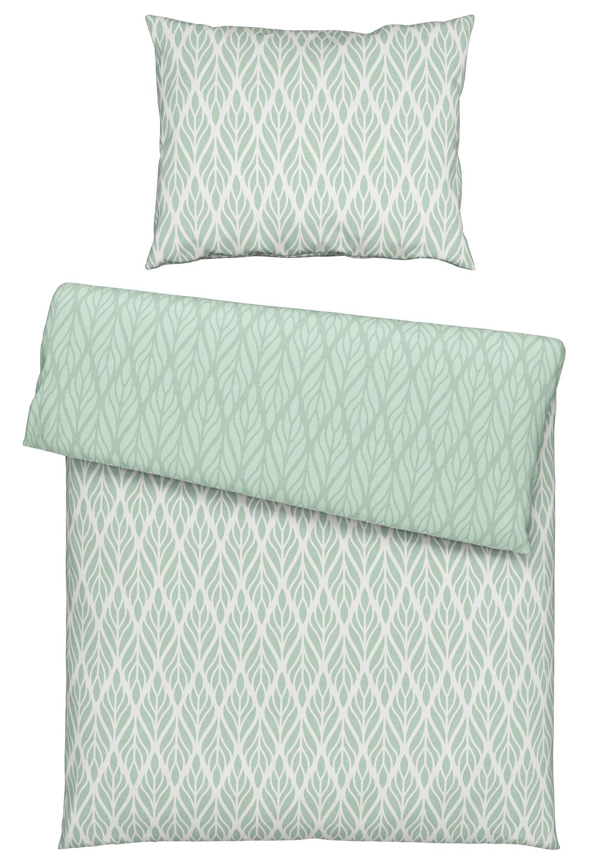 Ágyneműhuzat-garnitúra Olina - mentazöld, Konventionell, textil (140/200cm) - Ondega