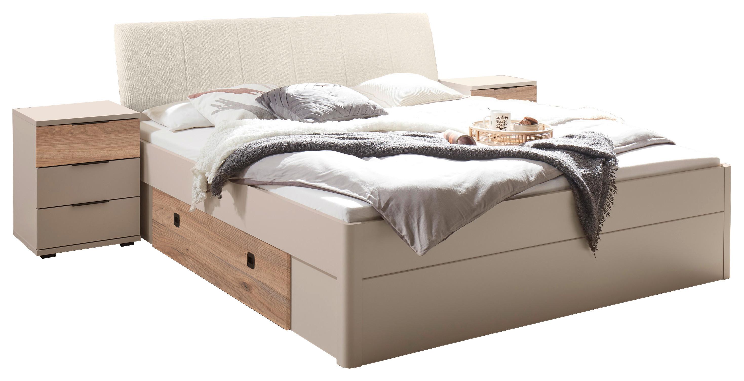 Stauraumbett Tessona Lf: 180x200 cm Kaschmir