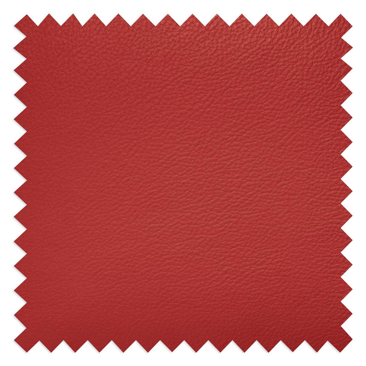 Kopfstütze Nordic, Rot B: 43 cm - Rot, Design, Leder/Textil (43/18/15cm) - Livetastic