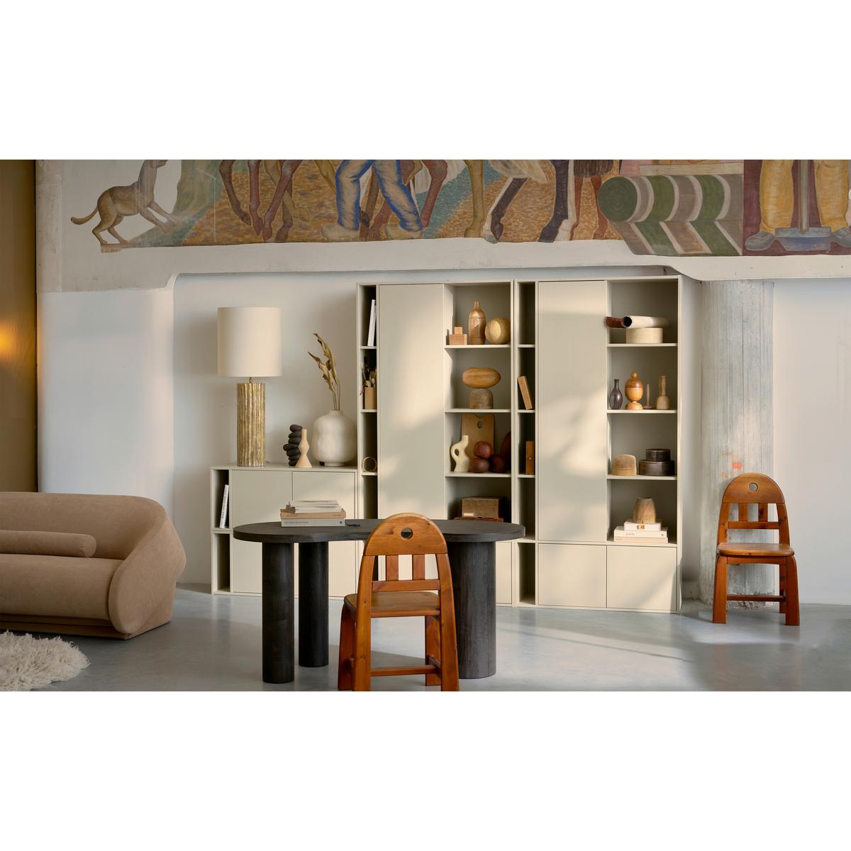 LOWBOARD Settle Down Grau B: 108cm - Grau, Design, Holz (108/45/44cm) - Livetastic