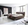 Polsterbett Mit Bettkasten + Lattenrost 180x200 Cm Bern - Chromfarben/Braun, Design, Holz/Textil (180/200cm) - Xora