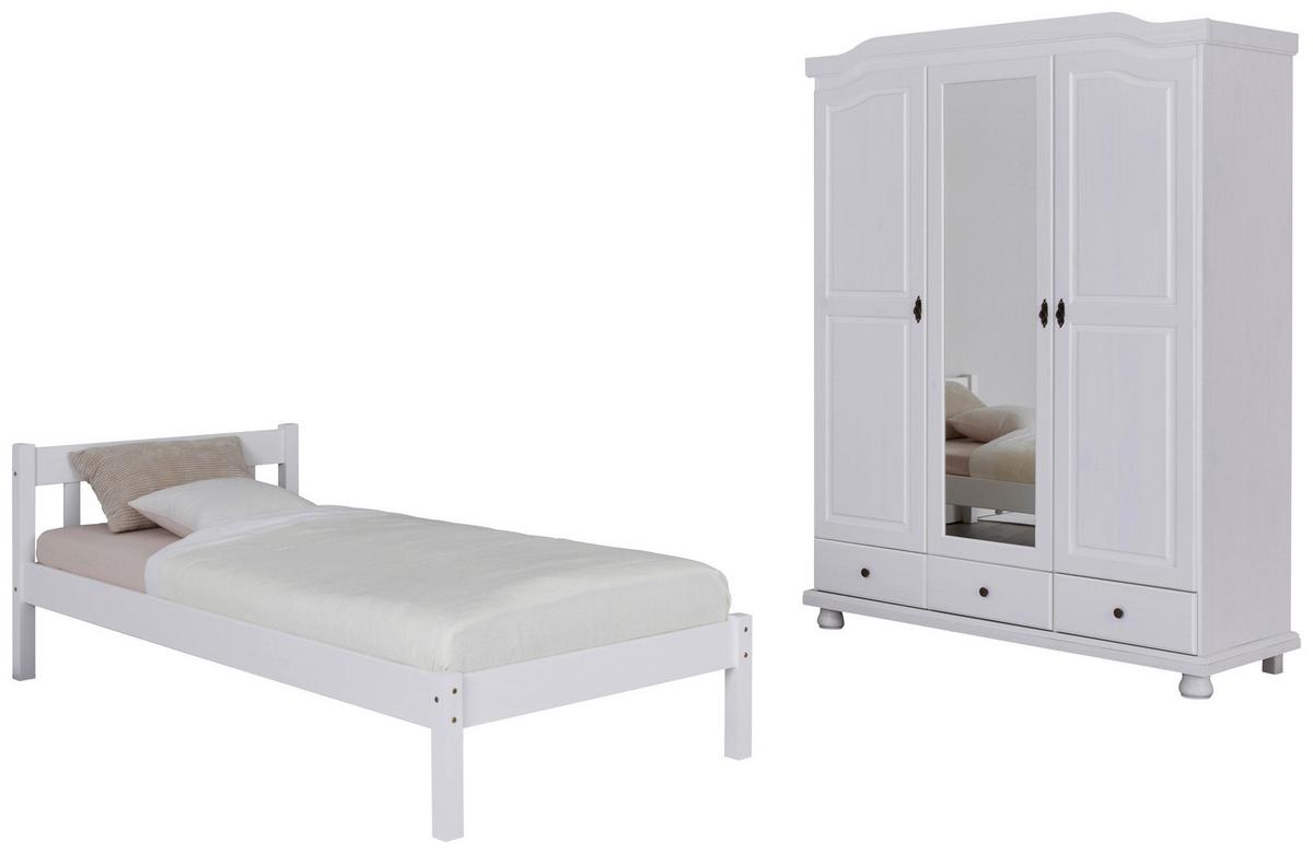 Einzelzimmer Vilmar Kappl Weiß 2-teilig - Weiß, MODERN, Holz - MID.YOU