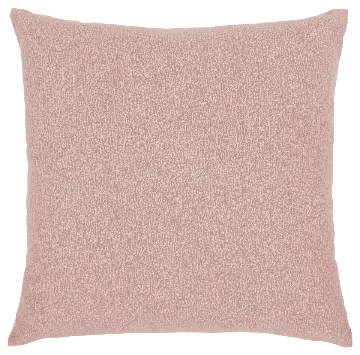 Kissenhülle Joesfina 45x45 Cm In 4 Farben Mit Reißverschluss - Anthrazit/Silberfarben, KONVENTIONELL, Textil (45/45cm)