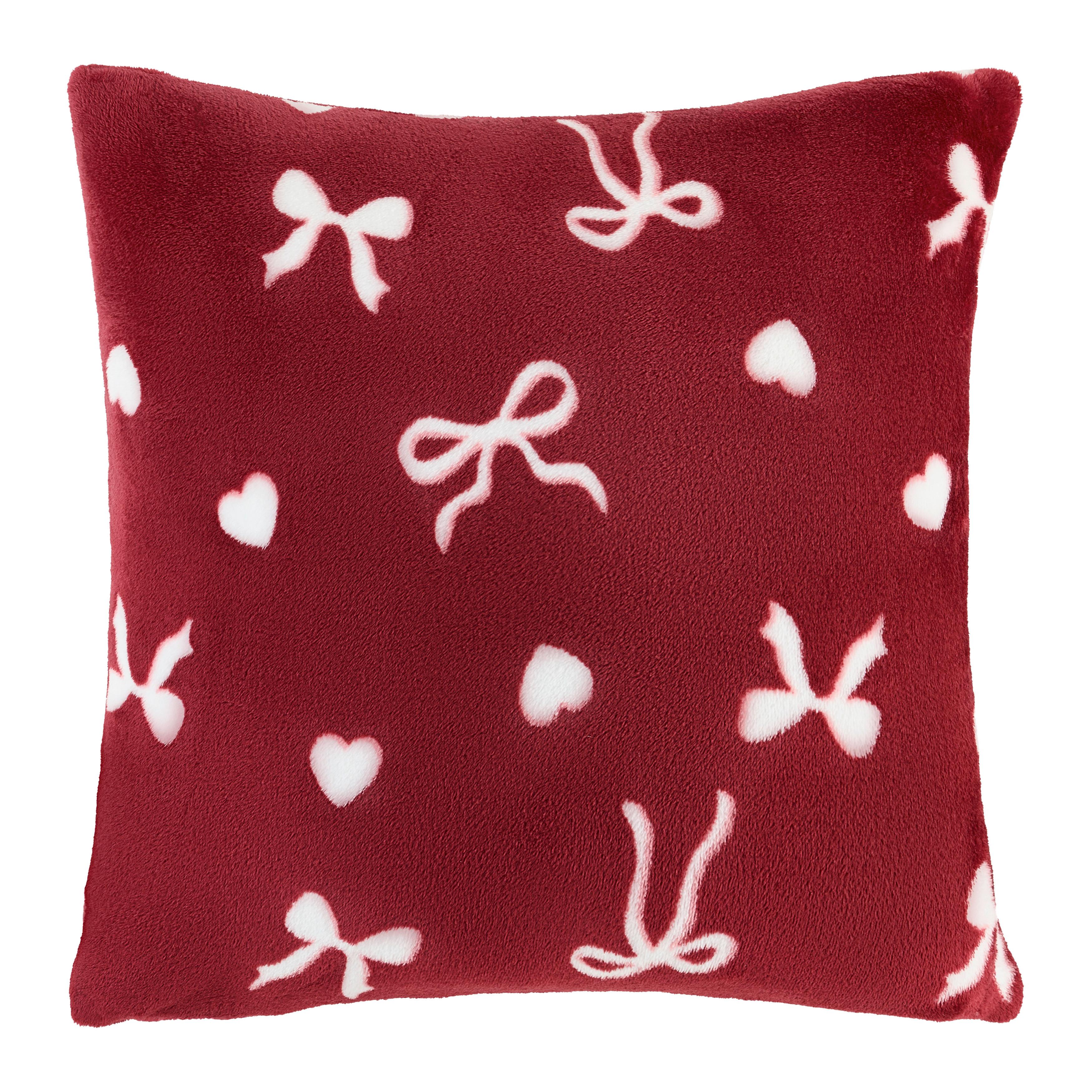 DEKORAČNÍ POLŠTÁŘ JULE - červená, textil (45/45cm) - Mömax