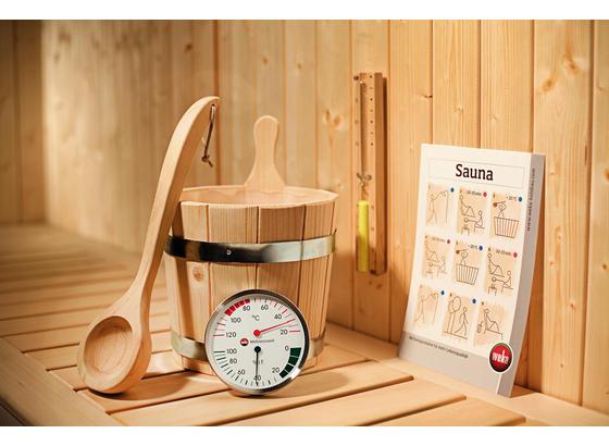 Saunazubehör Premium Set 5-teilig - Fichtefarben, MODERN, Holz/Metall Saunazubehör Premium Set 5-teilig - Fichtefarben, MODERN, Holz/Metall