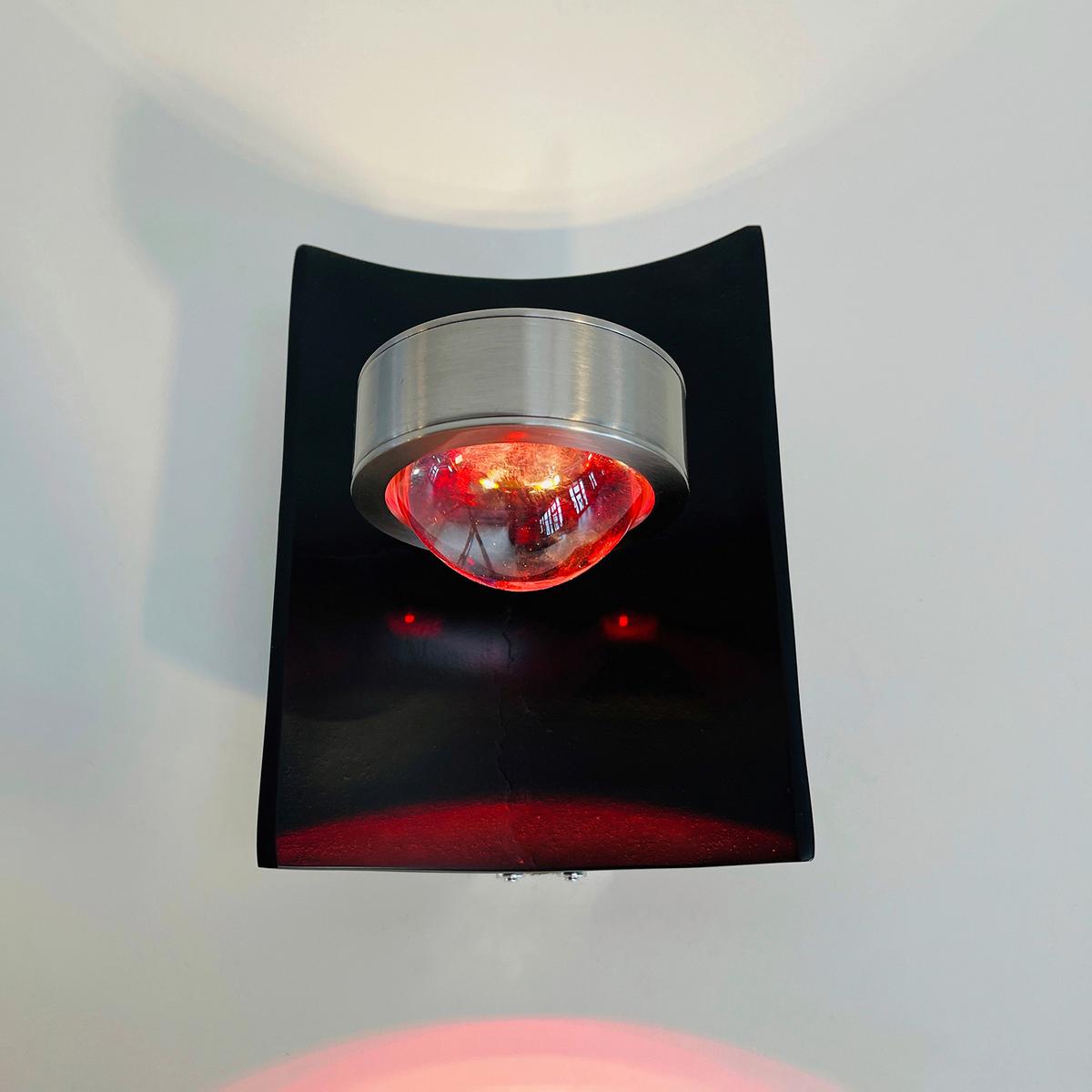 Led-wandleuchte Bondy 1- Flammig Farbwechsler - Schwarz, Design, Metall (21/16/5cm) - Fischer & Honsel