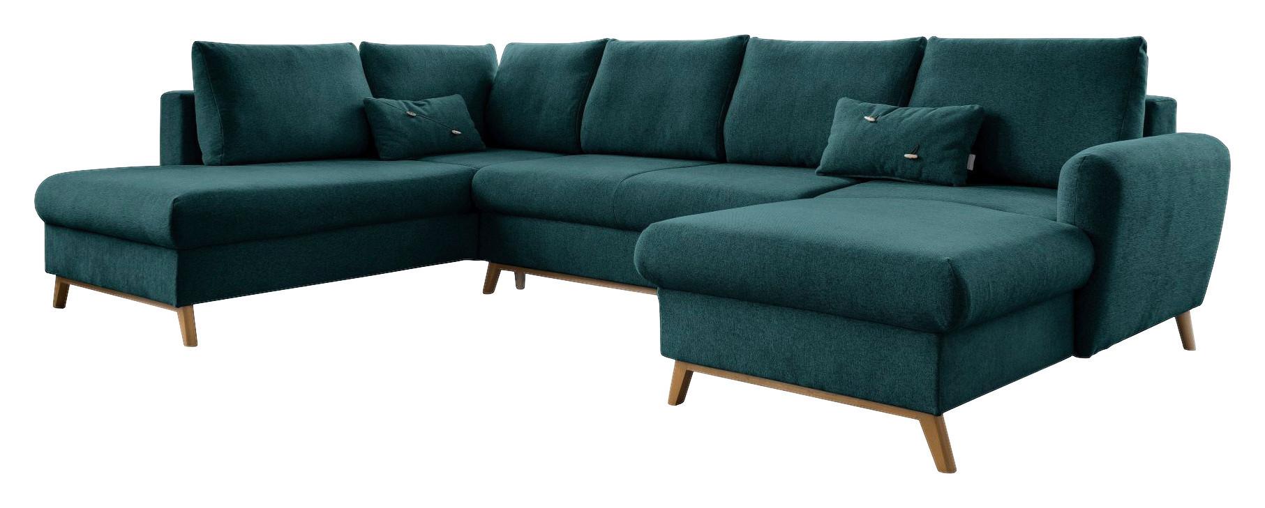 Wohnlandschaft Scandic Lagom Türkis U: 202x312x157 Cm