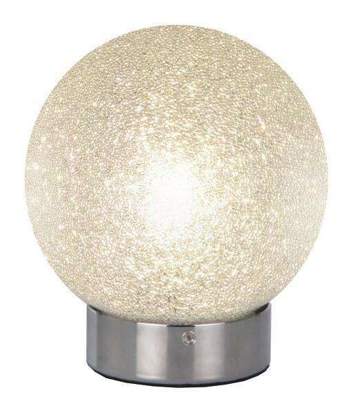 Tischleuchte Weiß - Weiß, Basics, Kunststoff/Metall (18/15cm)