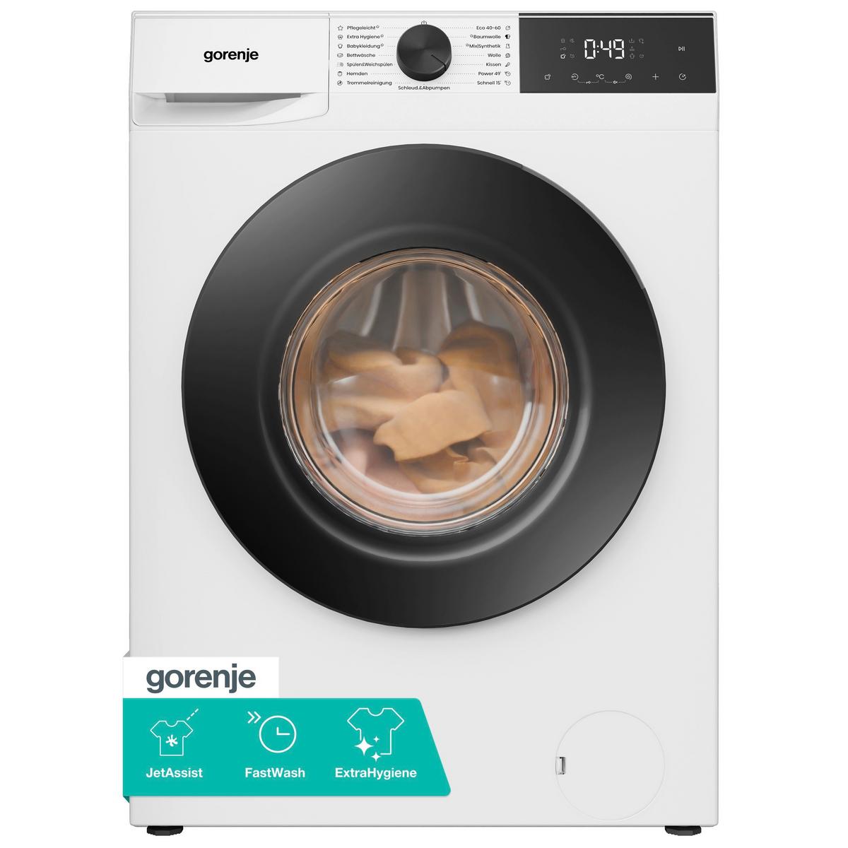 Waschmaschine WG2PS64AP2/AT Füllmenge ca. 6 kg, EEKL: A - Weiß, Basics, Kunststoff/Metall (59,5/84,5/43,5cm) - Gorenje