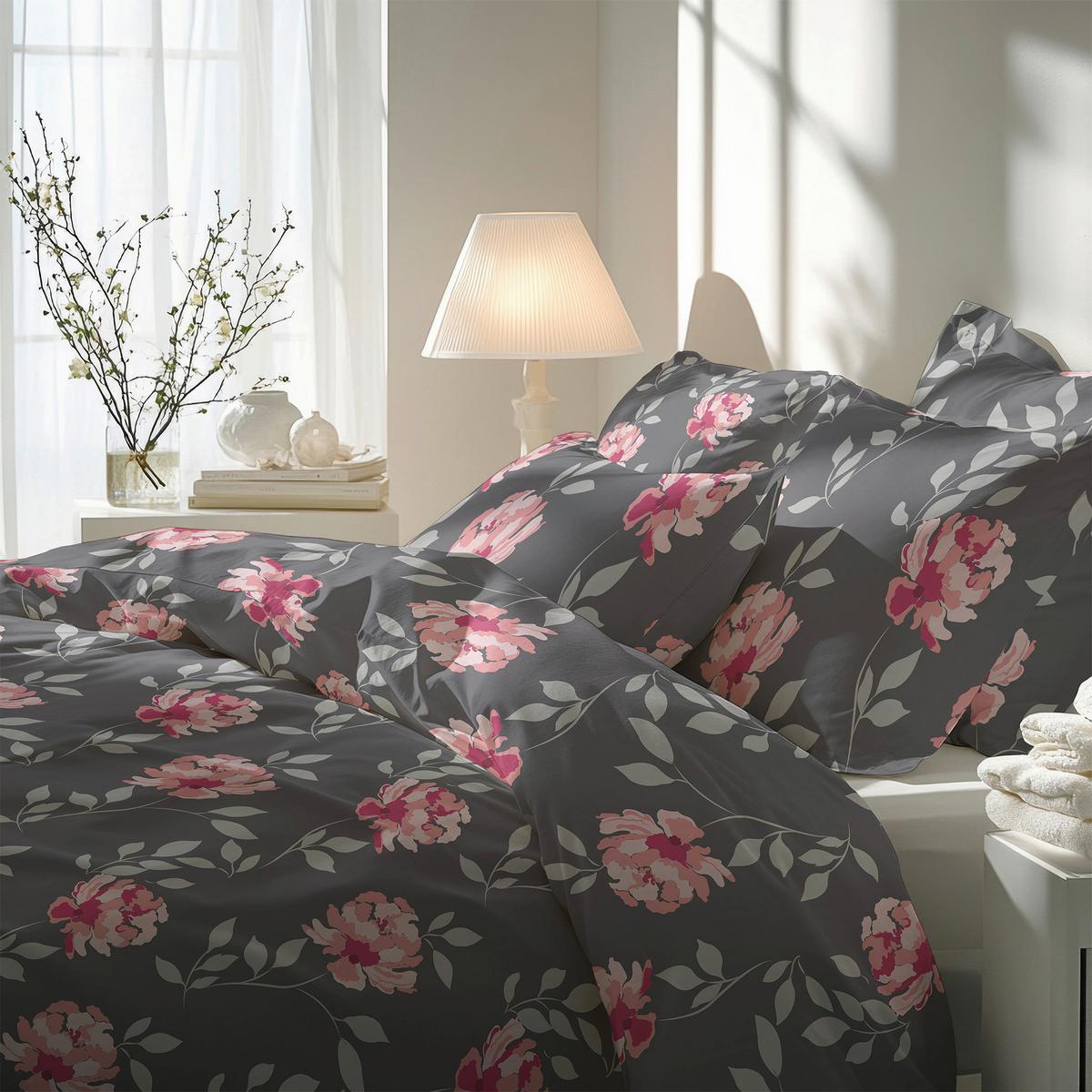 POSTEĽNÁ BIELIZEŇ SERP.005.SUNLA SCHIEFER - viacfarebná/sivá, Basics, textil (140/200cm) - Florella