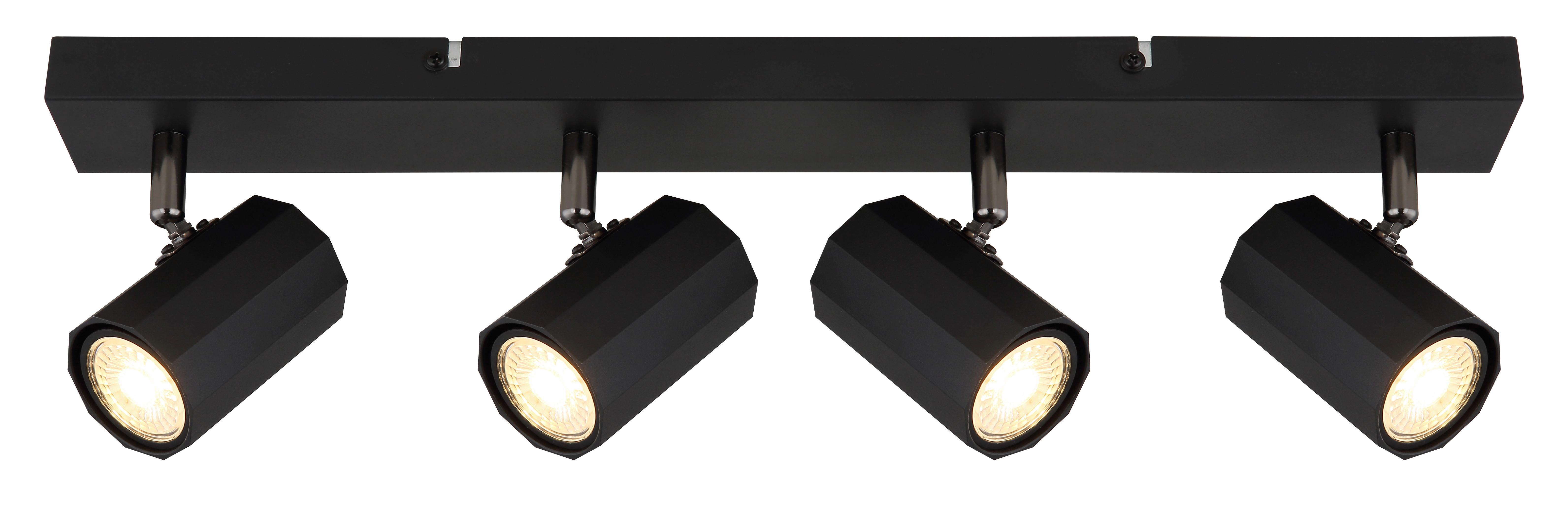 Strahler 57918-4b James - Schwarz, Design, Metall (53/6/14,5cm) - Globo