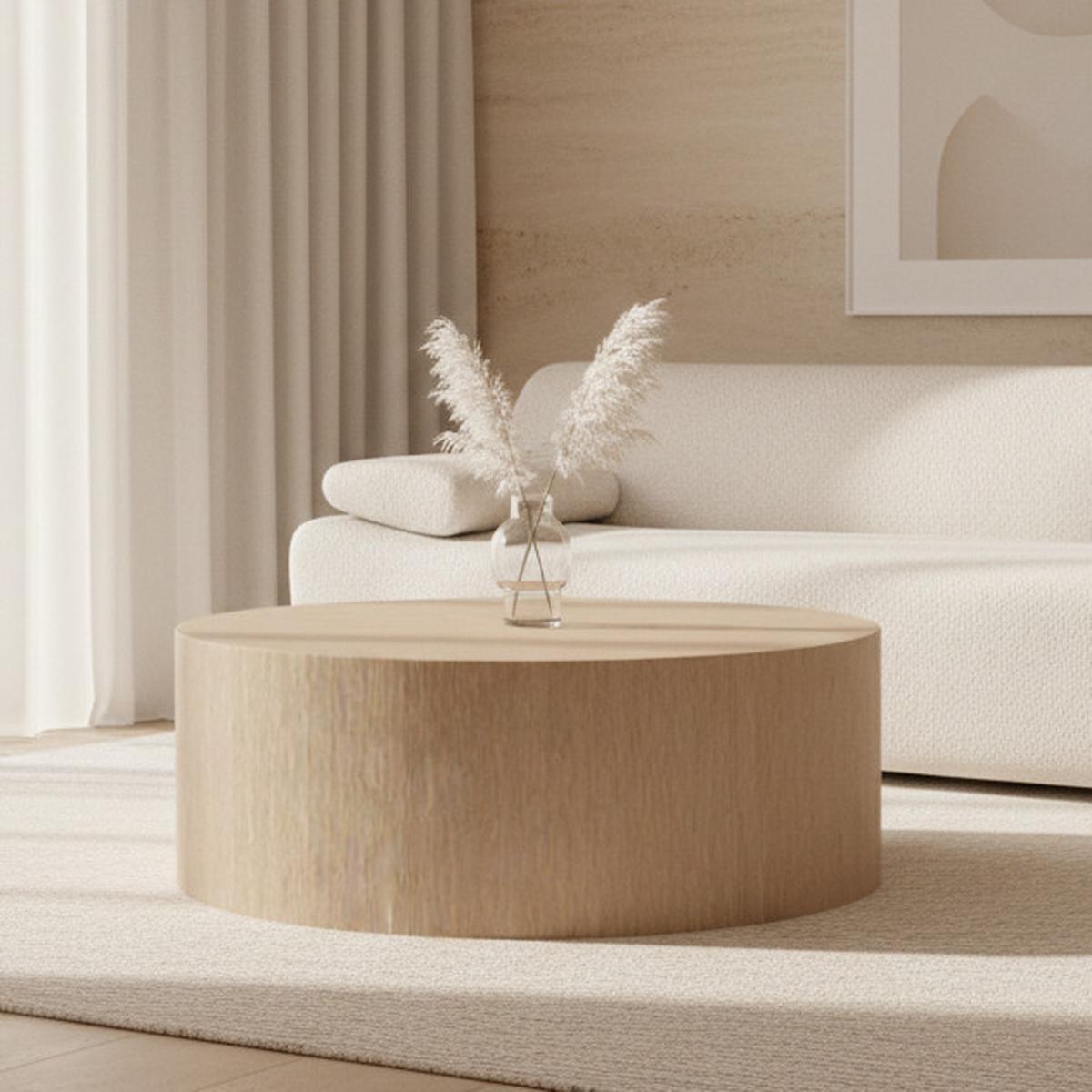 KONFERENČNÍ STOLEK LUCY - barvy dubu, Moderní, dřevo/kompozitní dřevo (78/31cm) - Bessagi Home