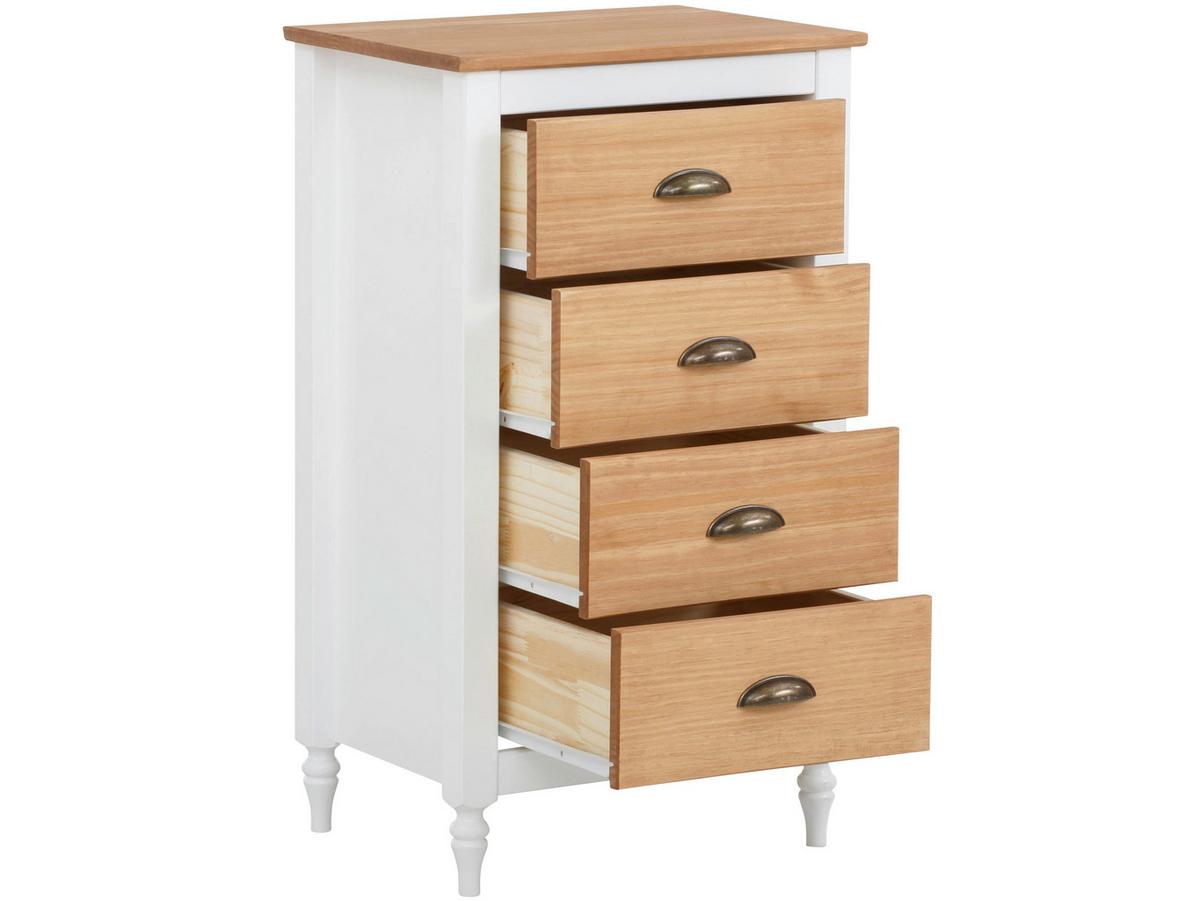 Kommode Rio Weiß 45 cm - Weiß, Design, Holzwerkstoff (45/80/35cm) - MID.YOU