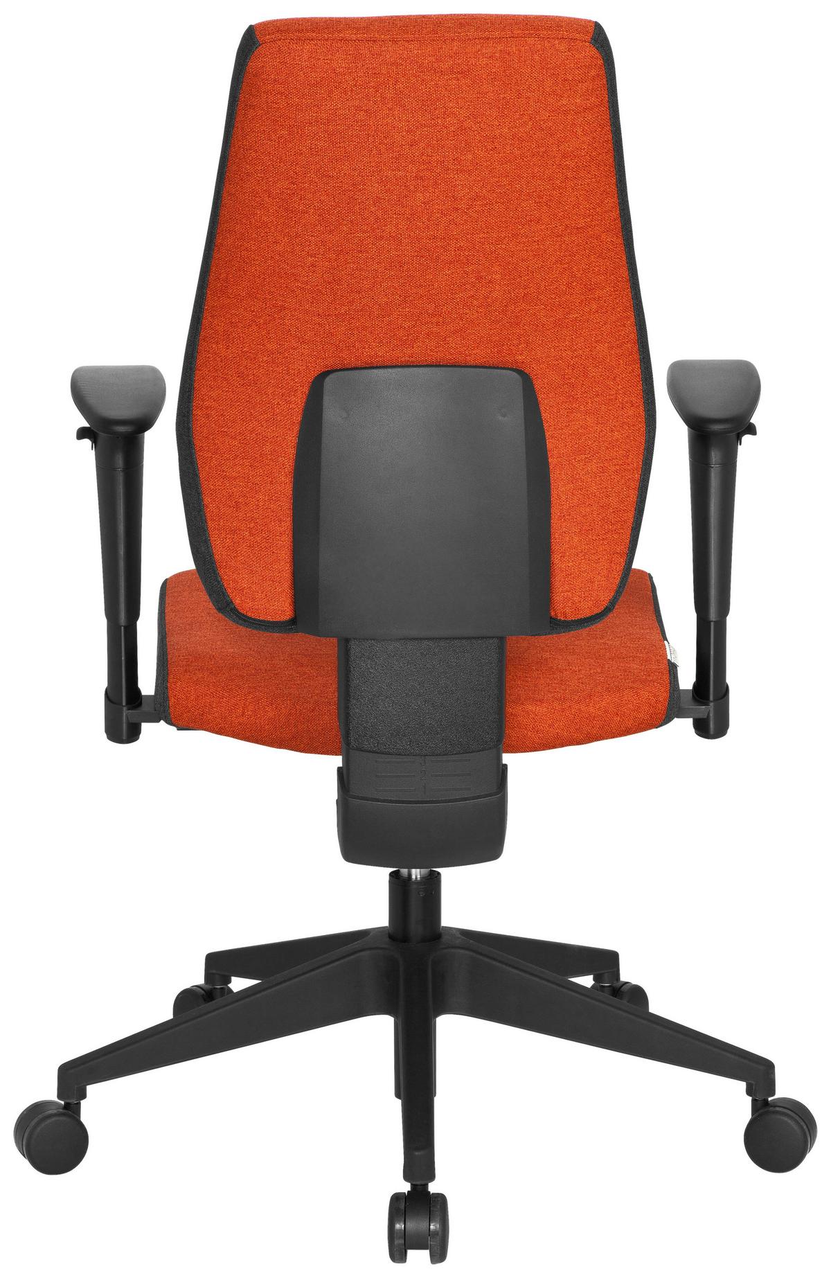 Drehstuhl Pro-Tec 500 Rot - Dunkelgrau/Rot, MODERN, Kunststoff/Textil (56/123/47cm) - MID.YOU