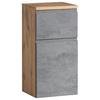 Unterschrank Varese B: 40 cm Hellgrau/Eiche Wotan - Eiche Wotan/Hellgrau, MODERN, Holzwerkstoff (40/79/35cm) - Held