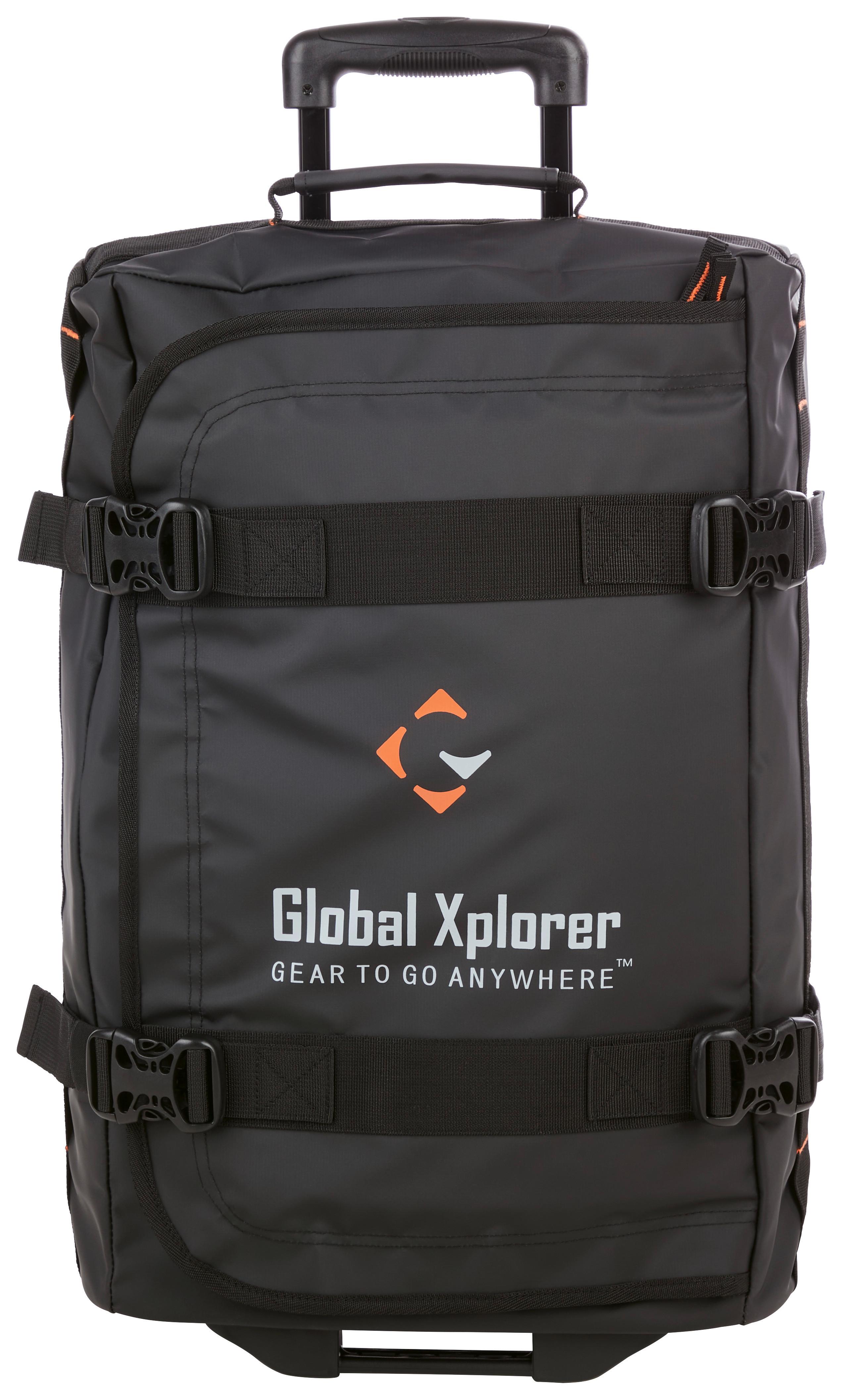 Reisekoffer Manchester 50l Aus Hochwertigem Tarp-Stoff - Schwarz, Basics, Kunststoff/Textil (38/55/23cm)