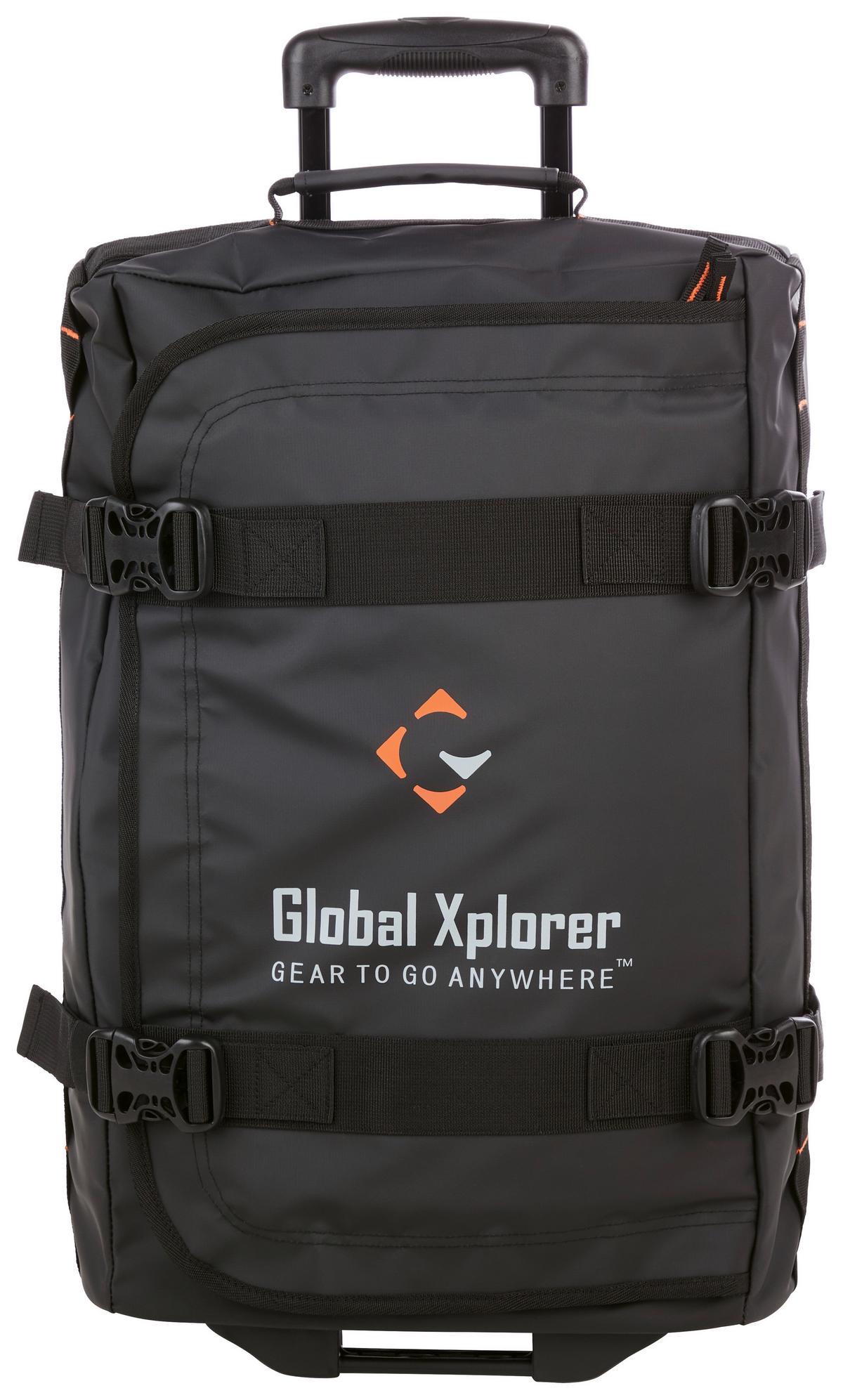 Reisekoffer Manchester 50l Aus Hochwertigem Tarp-Stoff - Schwarz, Basics, Kunststoff/Textil (38/55/23cm)