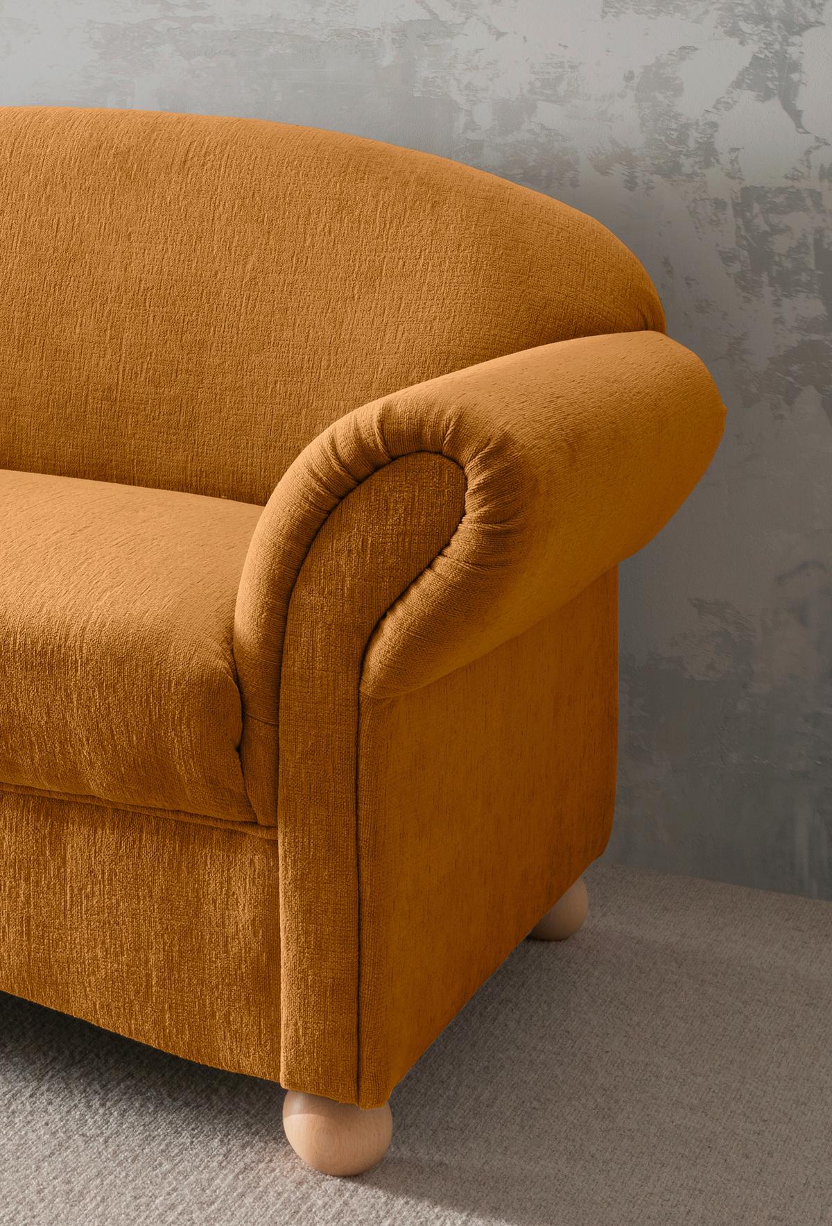 2-sitzer-sofa Torello Goldfarben B: 151cm - Wildeiche/Goldfarben, KONVENTIONELL, Textil (151/94/80cm) - Livetastic