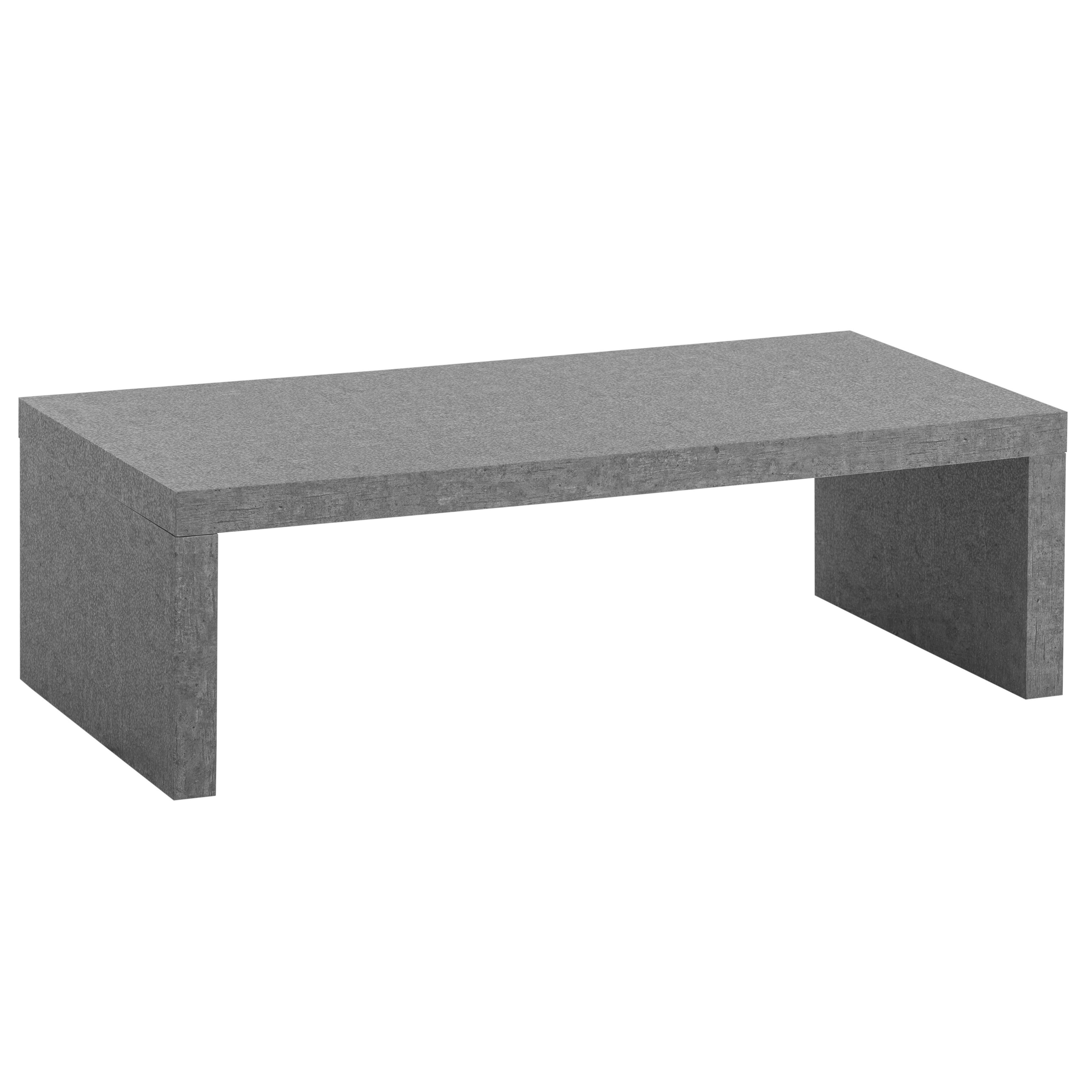 Couchtisch Grau L: 110 cm - Grau, Design, Holzwerkstoff (110/55/35cm) - Livetastic