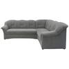 Ecksofa Papenburg Dunkelgrau - Dunkelgrau/Schwarz, KONVENTIONELL, Textil (243/192cm) - MID.YOU