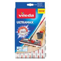 Wischbezug Ultramax - Rot/Weiß, KONVENTIONELL, Textil (14,1/25,8/2,5cm) - Vileda