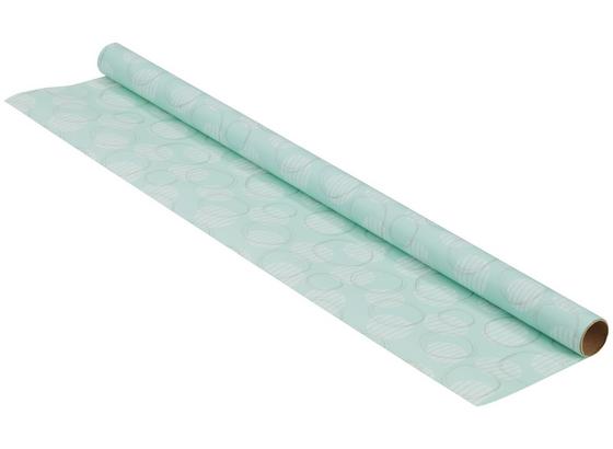 Dárkový Papír Marie - bílá/mátově zelená, papír (70/200cm) Dárkový Papír Marie - bílá/mátově zelená, papír (70/200cm)