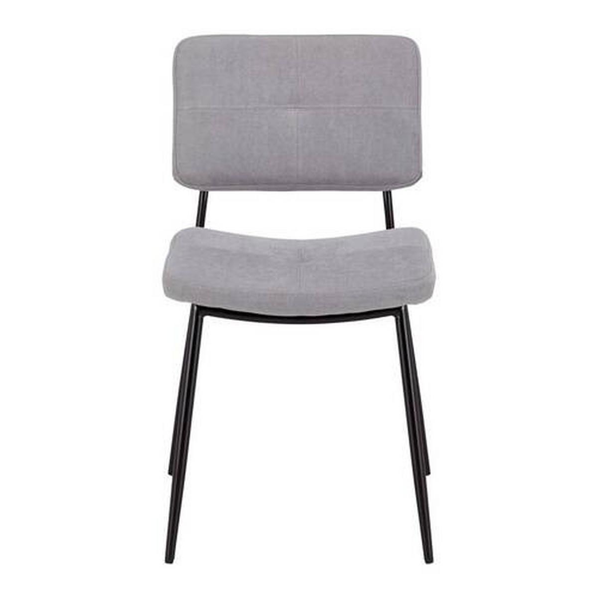 židle NETA svetlěšedá - černá/světle šedá, Moderní, kov/dřevo (45/82/59cm) - Bessagi Home