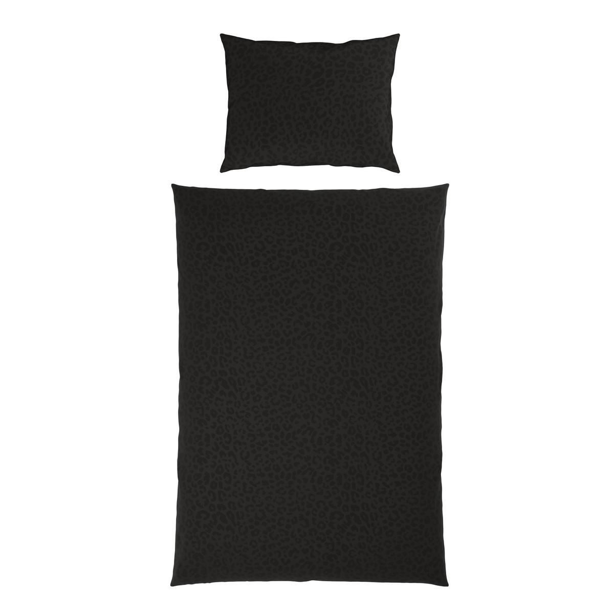 POSTEĽNÁ BIELIZEŇ ANIMAL - čierna, Konventionell, textil (140/200cm) - Mömax