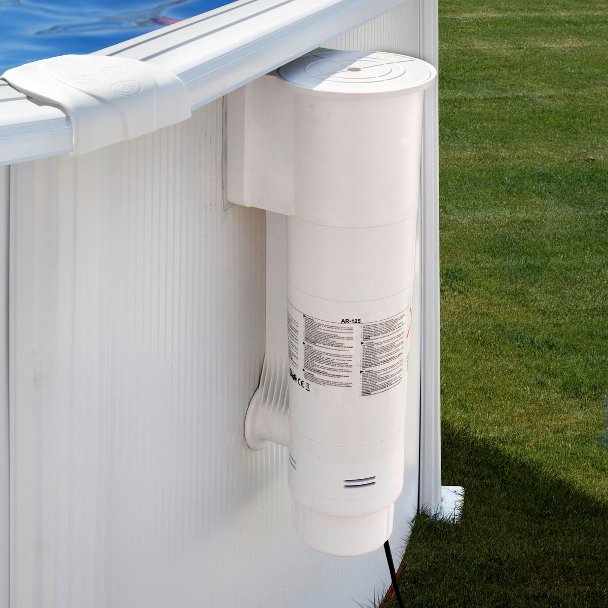 Pool-set Bora Bora - Weiß, KONVENTIONELL, Metall (610/375/120cm) - Gre