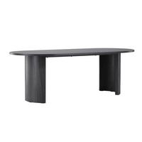 ESSTISCH Grundsund Schwarz L: 220cm - Schwarz, MODERN, Holz (220/100/75cm) - Livetastic
