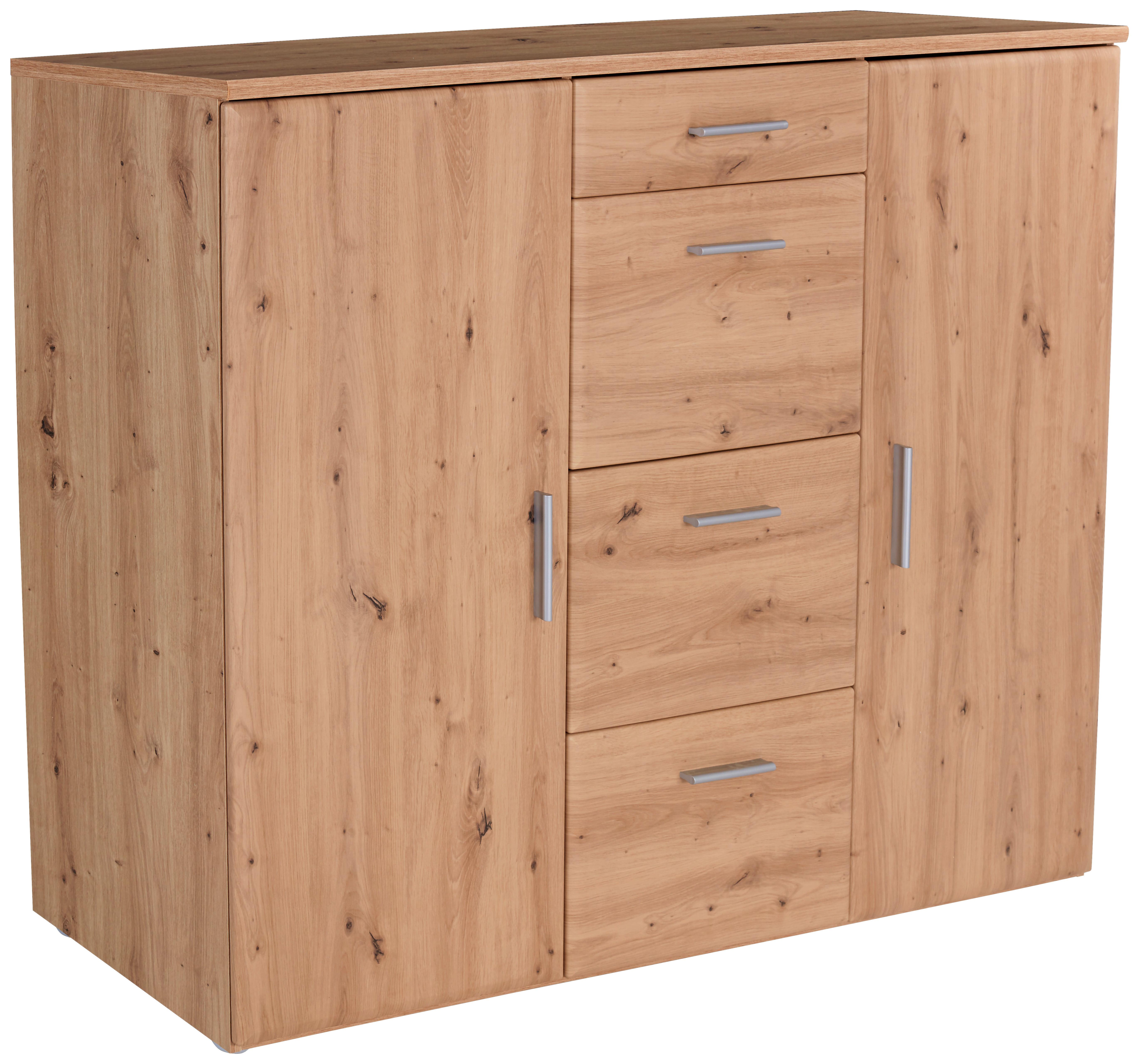Kommode B 160cm Lissi New, Artisan Eiche Dekor - MODERN, Holzwerkstoff (160/116/42cm)