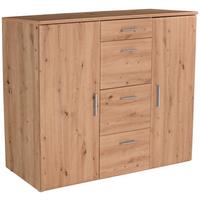 Kommode B 160cm Lissi New, Artisan Eiche Dekor - MODERN, Holzwerkstoff (160/116/42cm)