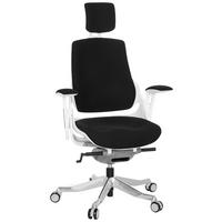 Drehstuhl Spektre Schwarz/weiß - Alufarben/Schwarz, MODERN, Kunststoff/Textil (67/116/54cm) - MID.YOU