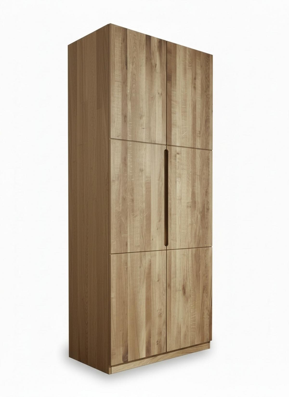Drehtürenschrank Joja, Wildeiche B: 102 Cm - Wildeiche, MODERN, Holz (102/223/62cm) - MID.YOU