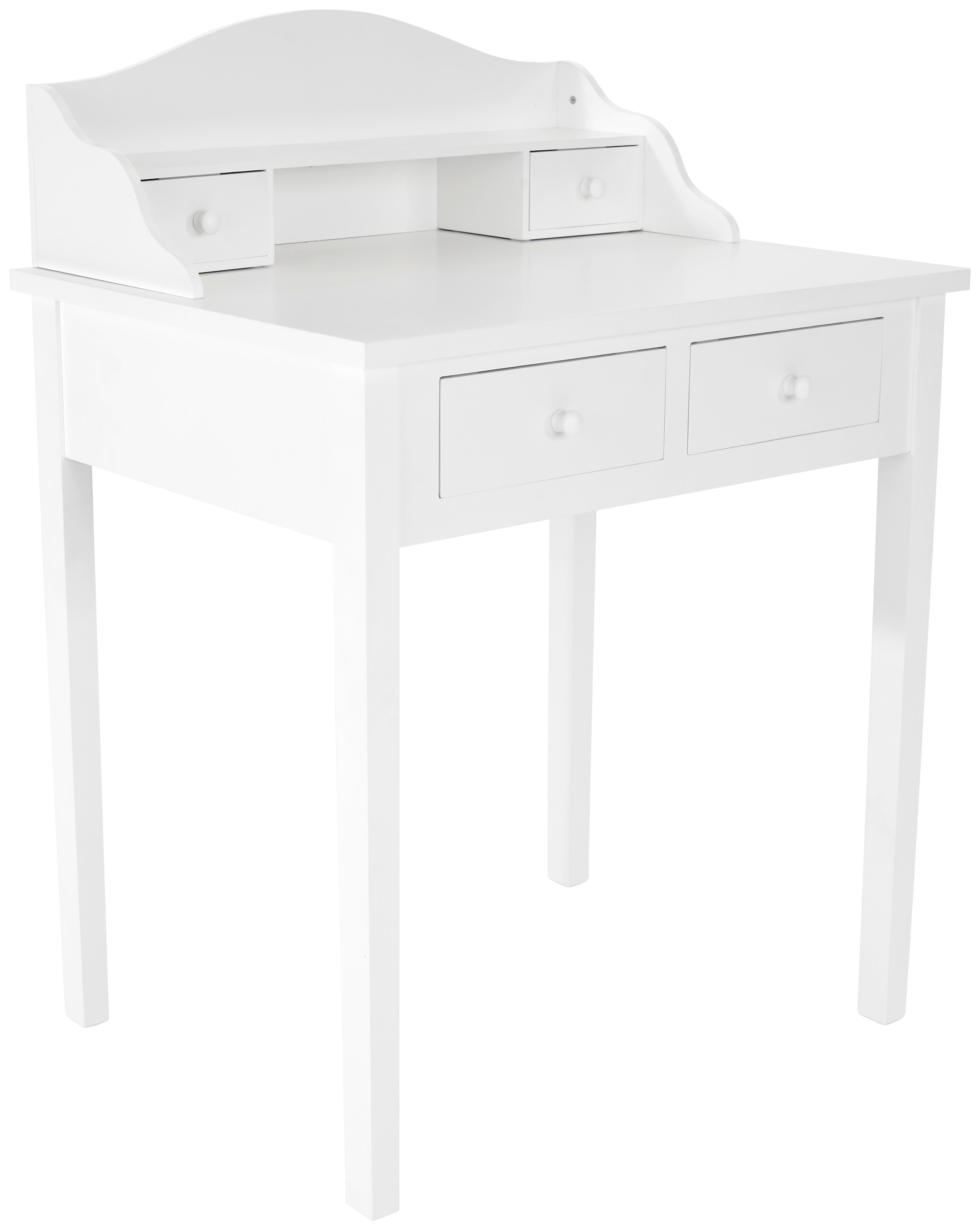 Schminktisch Bergen Weiß B: 80 cm mit Schubladen