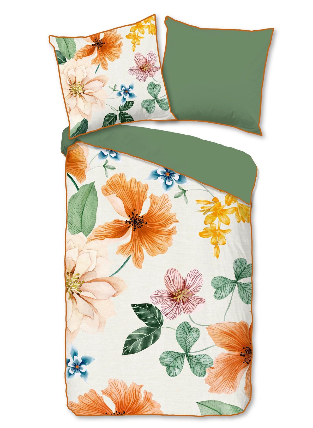 Bettwäsche Annabelle Multicolor 135x200 cm - Multicolor, Natur, Textil (135/200cm)