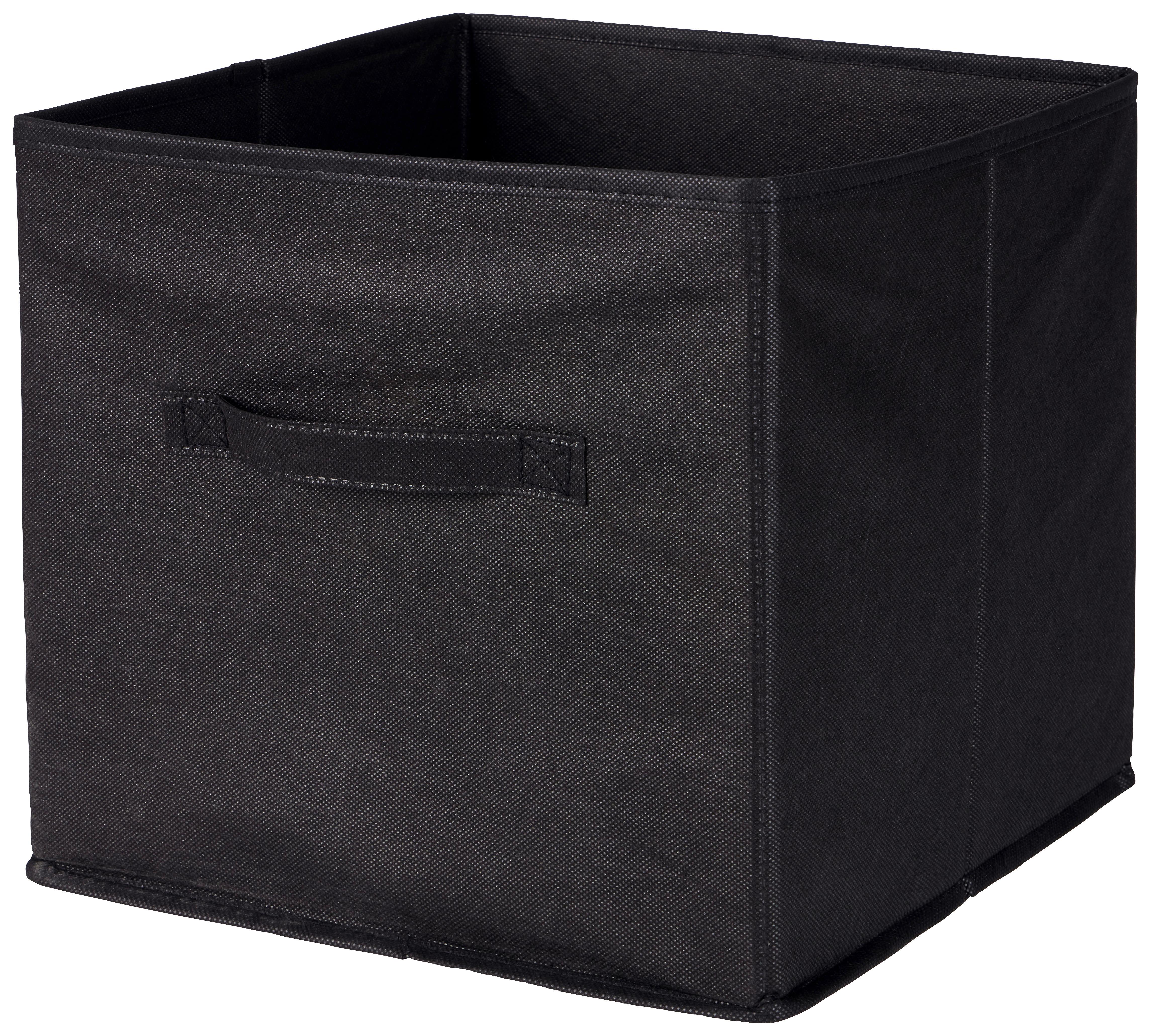 Összehajtható Doboz Tanja *top Ár* - fekete, Basics, karton/textil (30/30/30cm) - Best Price