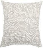 DEKORAČNÝ VANKÚŠ AURA - biela/taupe, textil (45/45cm) - Mömax