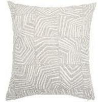 DEKORAČNÝ VANKÚŠ AURA - biela/taupe, textil (45/45cm) - Mömax