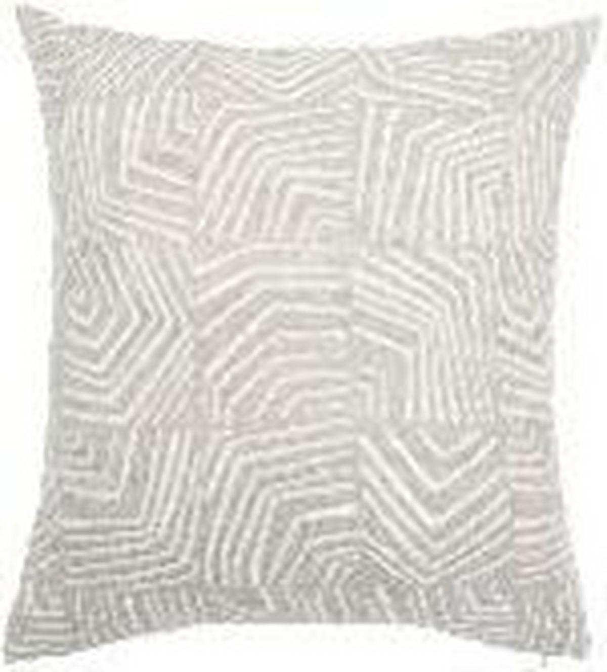 DEKORAČNÝ VANKÚŠ AURA - biela/taupe, textil (45/45cm) - Mömax