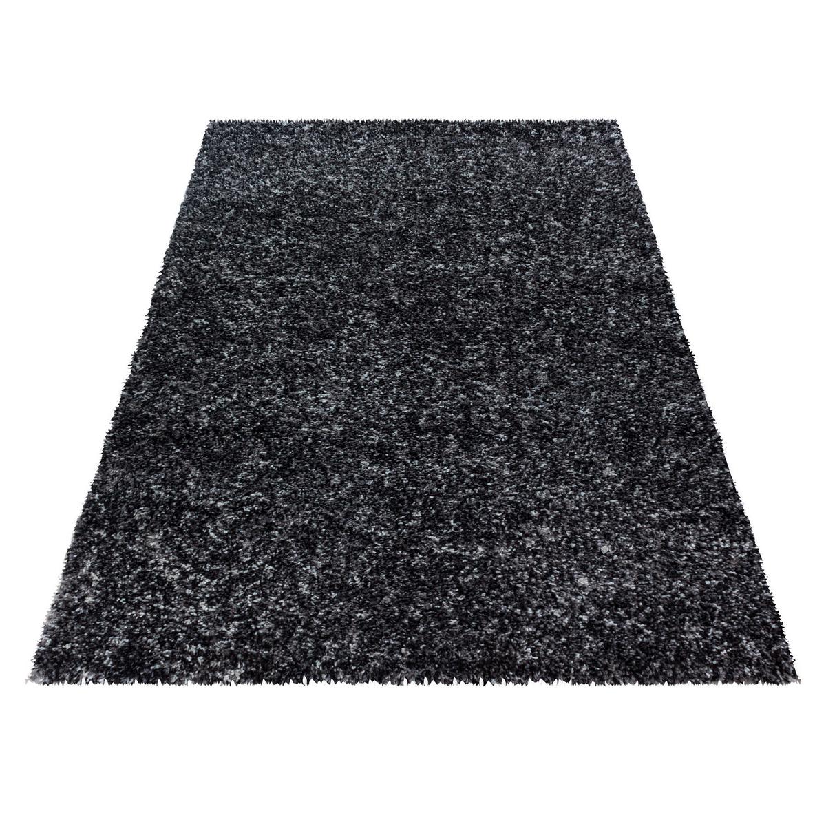 Hochflorteppich Enjoy - Anthrazit, KONVENTIONELL, Textil (280/370cm) - Novel