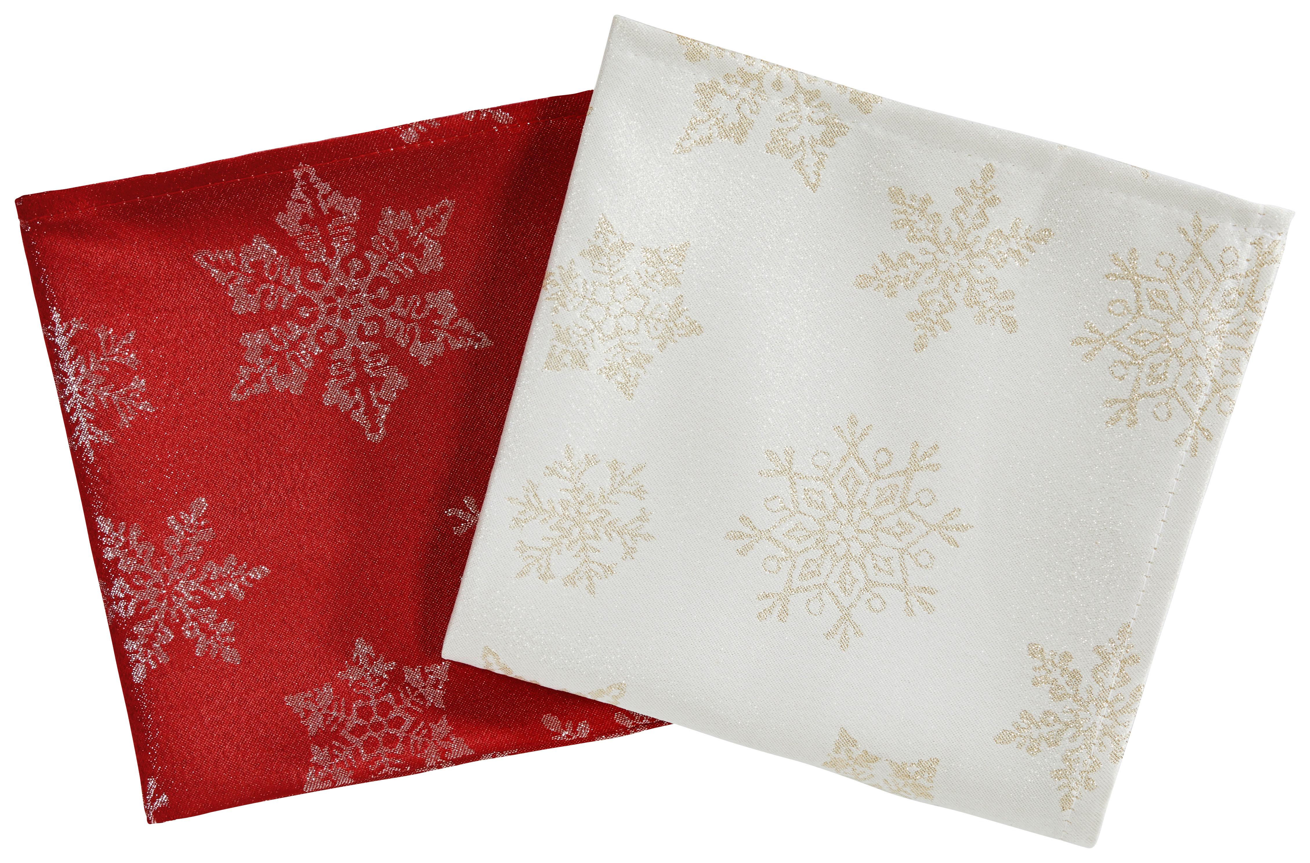 Tischdecke Gabriela - Rot, KONVENTIONELL, Textil (80/80cm) - Ondega