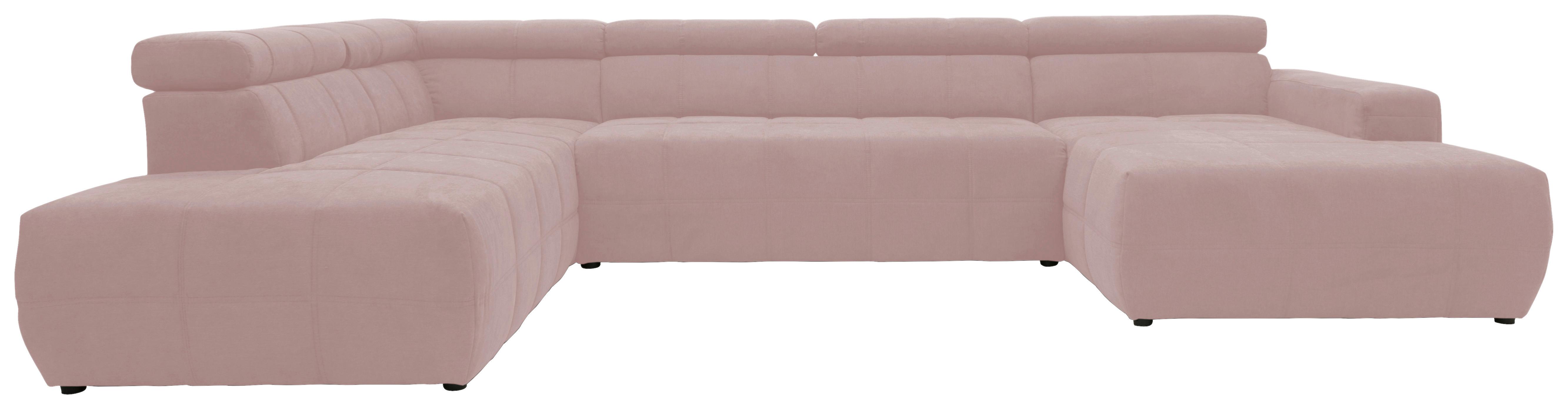 Wohnlandschaft Brandon Kopfteilverstellung Pink