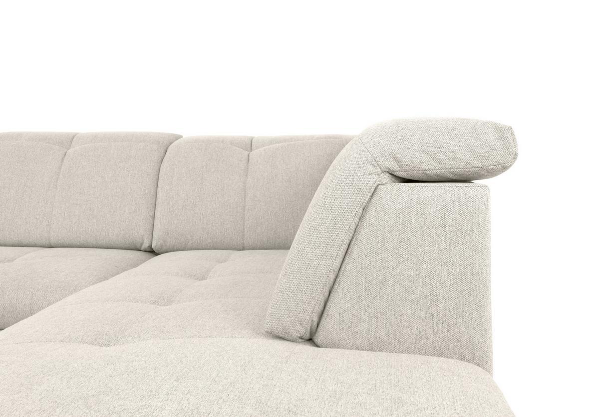 Wohnlandschaft Ramzes Beige U: 173x328x215 cm - Beige/Grau, Design, Textil (173/328/215cm) - MID.YOU