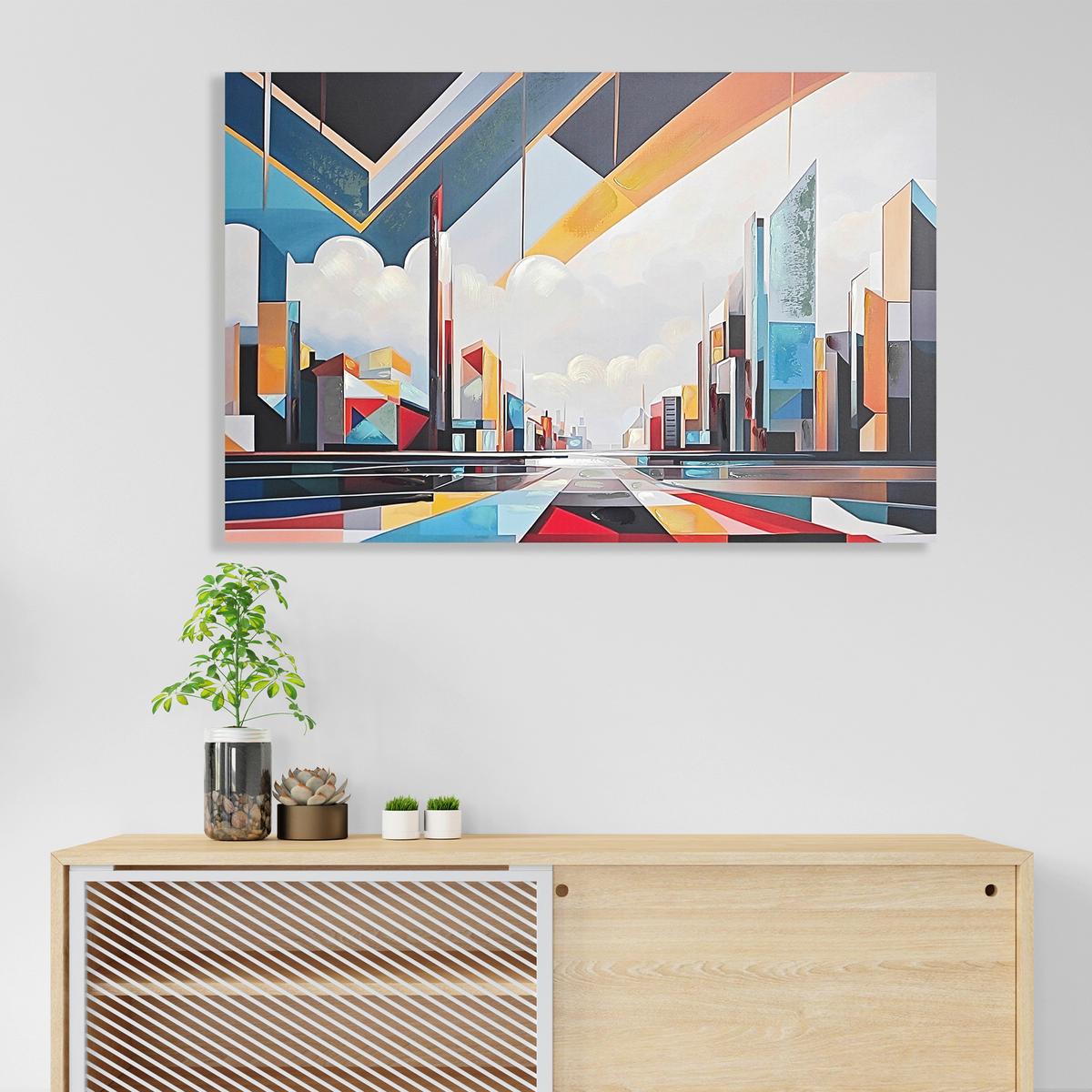 Malba na plátně 120/80 cm - vícebarevná, Moderní, dřevo/textil (120/80/3cm) - Mömax