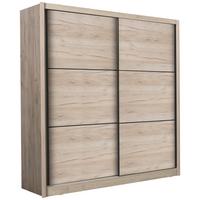 Tolóajtós Szekrény Navara 213/215,5 Cm - tölgyfa színű, Basics (213/215,5/60,5cm)