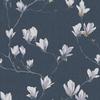 Vliestapete Magnolia Grove - Grau, Basics, Papier/Kunststoff (52/1000cm)