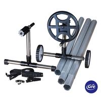 Schutzplane Planenaufroller - Alufarben, KONVENTIONELL, Metall (5,5cm) - Gre