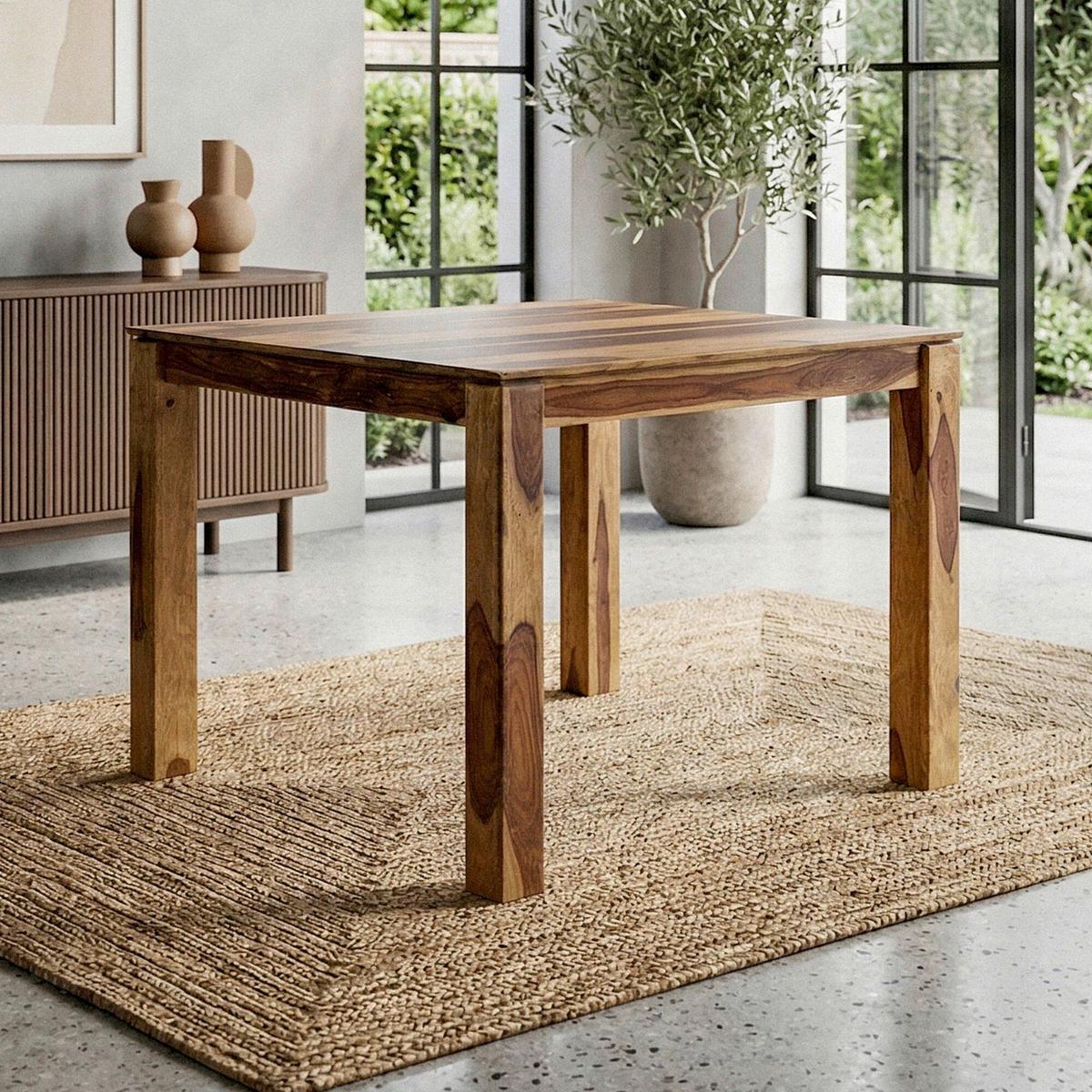 ESSTISCH Sheeshamfarben L: 80cm - Sheeshamfarben, Design, Holz (80/75/80cm) - Livetastic